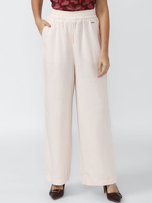 Buy Women Grey Regular Fit Solid Parallel Trousers 32 Online at  desertcartINDIA