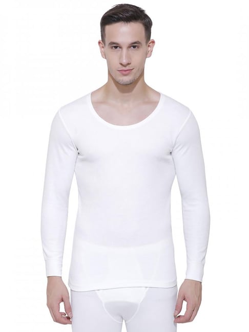 Dyca White Regular Fit Thermal Top