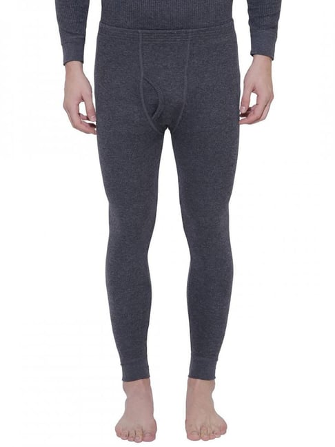 Dyca Charcoal Melange Regular Fit Thermal Bottoms