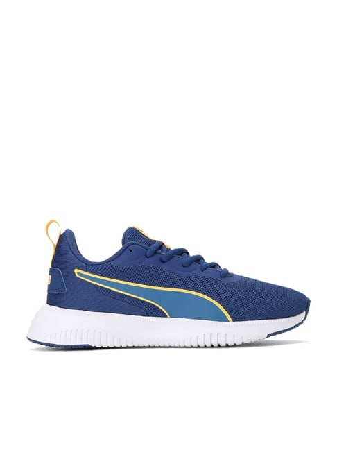 Puma Kids Flyer Flex Blazing Blue & White Running Shoes