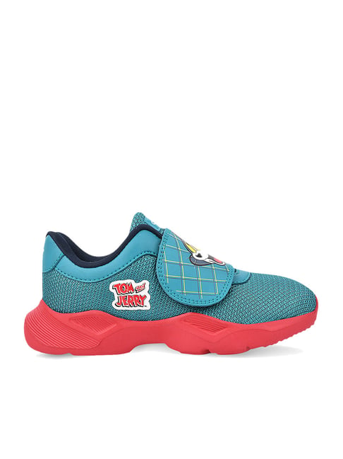 Buy Campus Kids Teal Blue & Red Velcro Shoes for Boys at Best Price ...