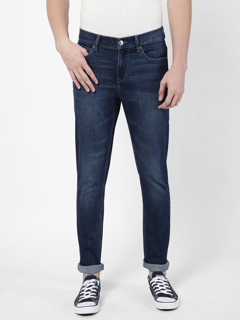 Lee Navy Skinny Fit Jeans