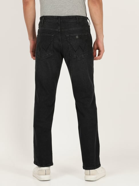 Buy Wrangler Navy Cotton Slim Fit Jeans for Mens Online @ Tata CLiQ