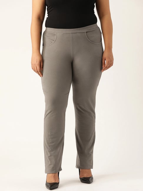 theRebelinme Grey Cotton Regular Fit Pants-picture-24