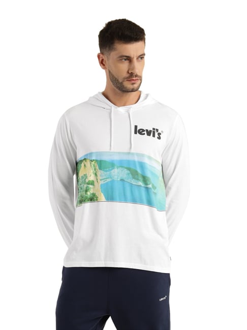 Buy Levi's Black Graphic Print Sweatshirt for Men Online @ Tata CLiQ