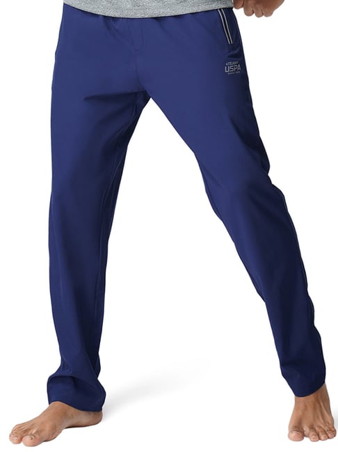 US POLO ASSN Men Navy Iyao Comfort Fit Solid Cotton Polyester Track Pant  Buy US POLO ASSN Men Navy Iyao Comfort Fit Solid Cotton Polyester Track  Pant Online at Best Price in