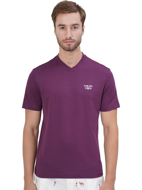 Us polo 2025 purple t shirt