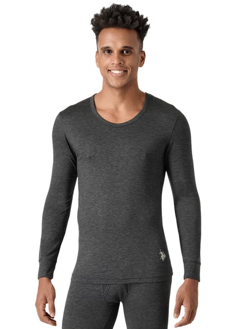 Buy U.S. Polo Assn. Grey Regular fit Thermal for Mens Online