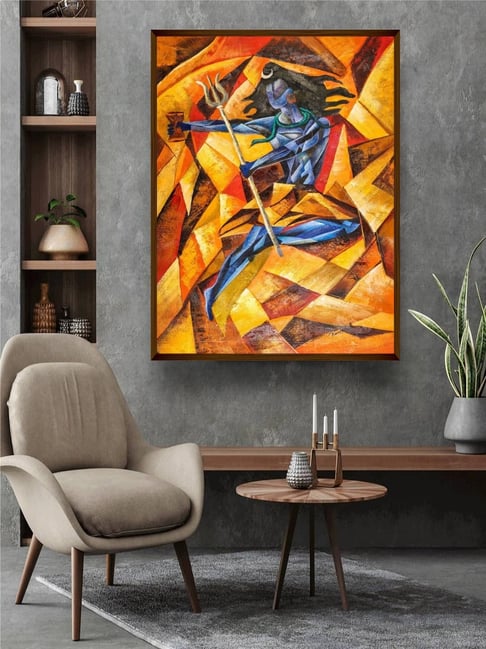 The Art House Abstract Multicolor Canvas Wall Painting-picture-34