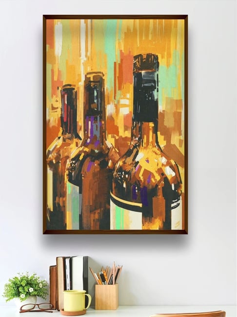 The Art House Abstract Multicolor Canvas Wall Painting-picture-37