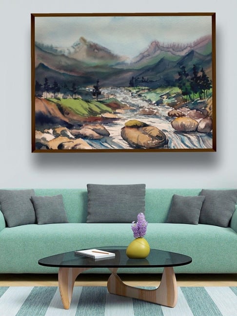 The Art House Abstract Multicolor Canvas Wall Painting-picture-24