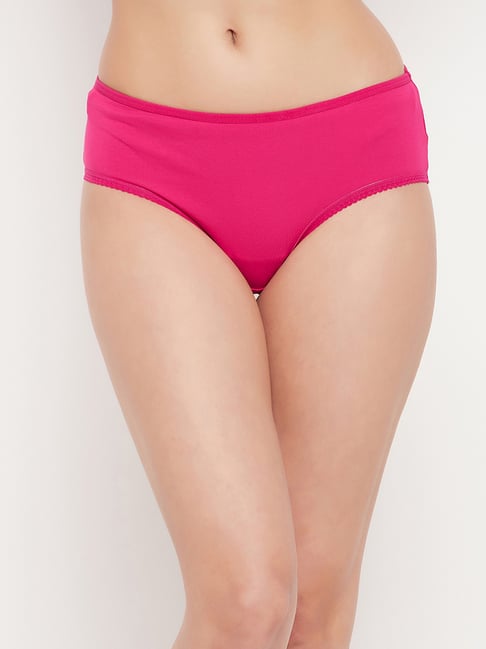 Clovia Pink Hipster Panty Price in India