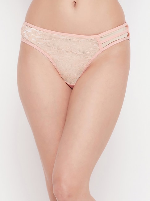Clovia Peach Bikini Panty Price in India