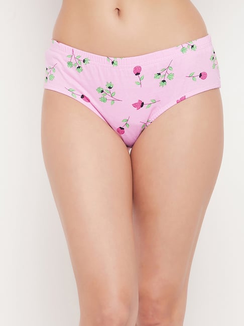 Buy Clovia Pink Floral Print Hipster Panty for Women's Online @ Tata CLiQ