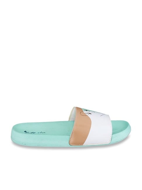 Duke Women's Sea Green Slides-picture-22