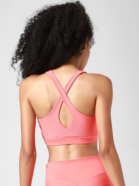 Buy Only Pink U Neck Sports Bra for Women's Online @ Tata CLiQ