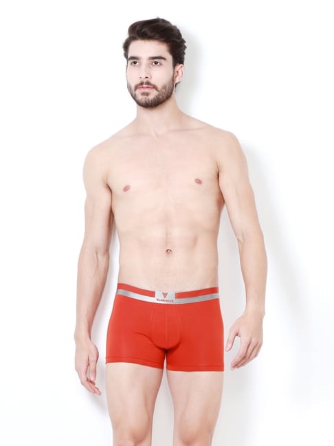 van heusen Vh Innerwear Red Cotton Regular Fit Trunks-picture-23