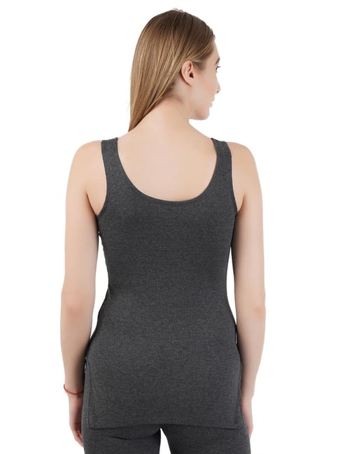 Bodycare Insider Black Solid Thermal Women Top Thermal - Buy