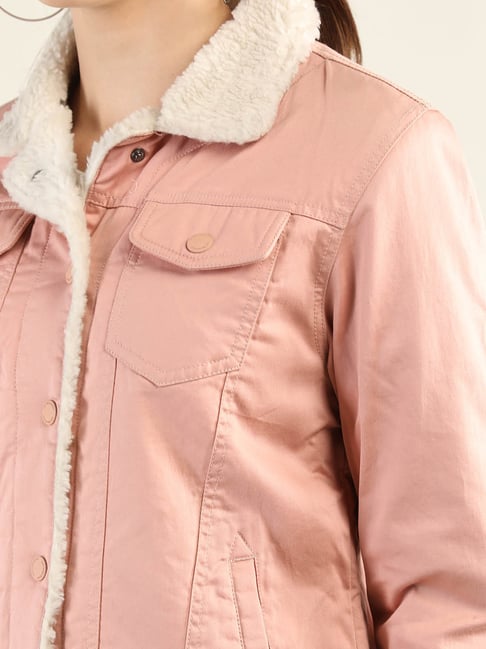 Buy LURE URBAN Daisy Pink Jacket for Women's Online @ Tata CLiQ