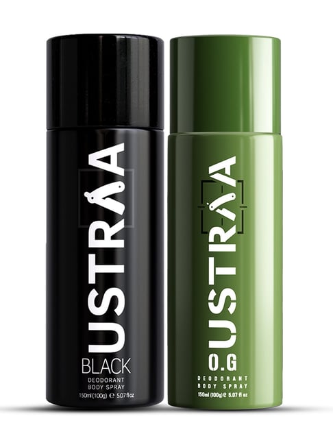 Ustraa O.G Deodorant & Black Deodorant Body Spray - Set of 2-picture-46