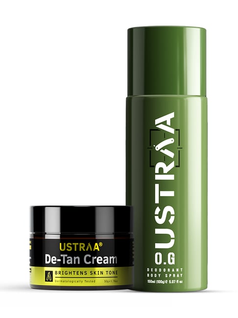 Ustraa O.G Deodorant & De-Tan Cream - Set of 2