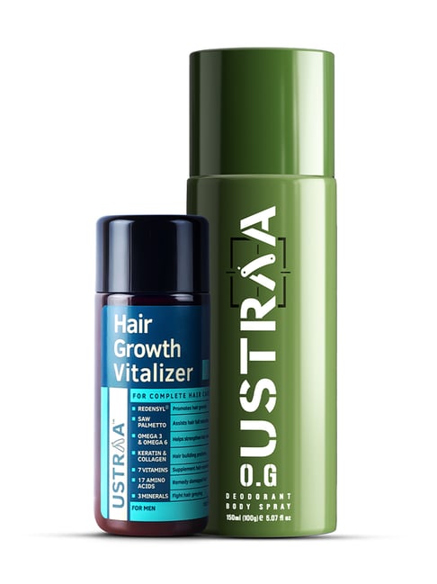 Ustraa O.G Deodorant & Hair Growth Vitalizer - Set of 2