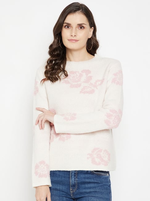 Off white outlet floral sweater