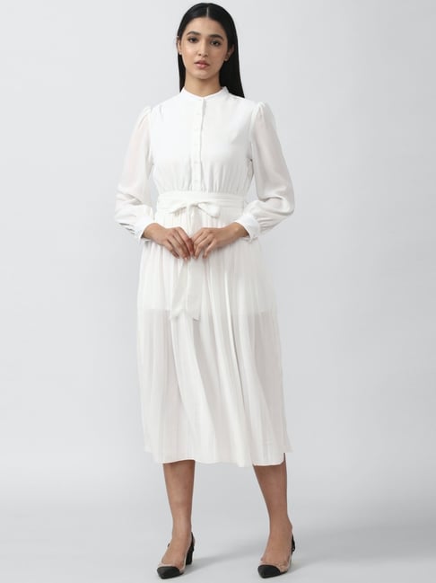 Van Heusen White A-Line Dress Price in India