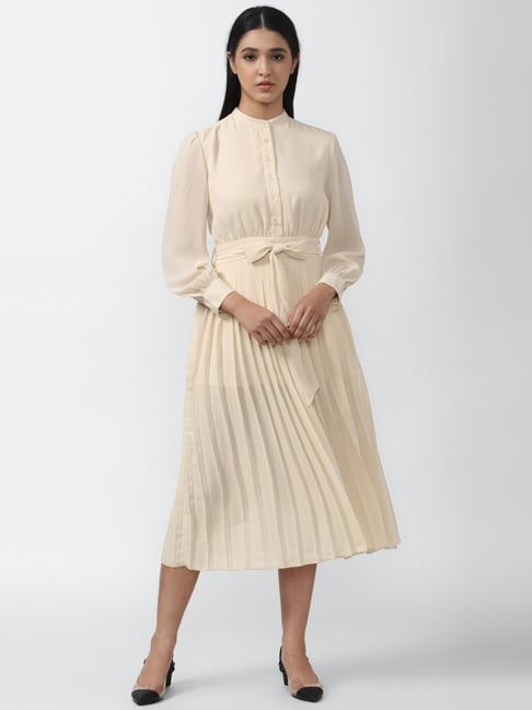 Van Heusen Beige A-Line Dress Price in India