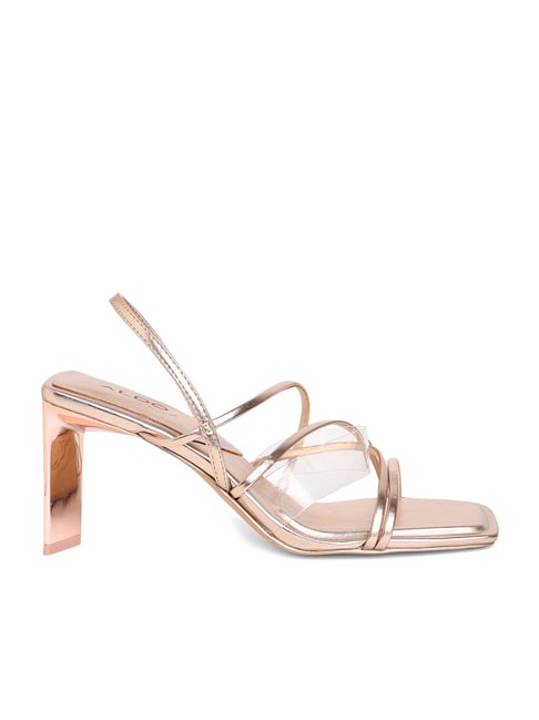 Rose gold best sale aldo sandals