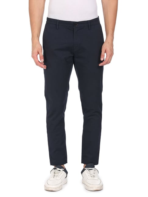 U S Polo Assn U.S. Polo Assn. Navy Regular Fit Trousers