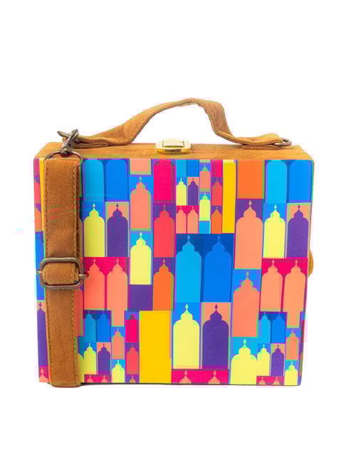NR by Nidhi Rathi Multicolor Fabric Clutch-picture-40