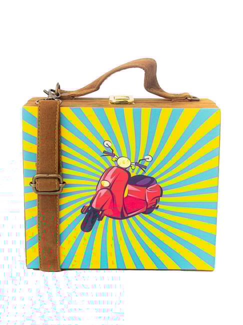 NR by Nidhi Rathi Yellow Fabric Clutch-picture-42