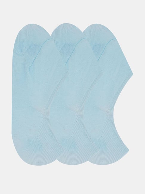 NEXT2SKIN Light Blue Cotton Hidden Loafer Socks (Pack of 3)