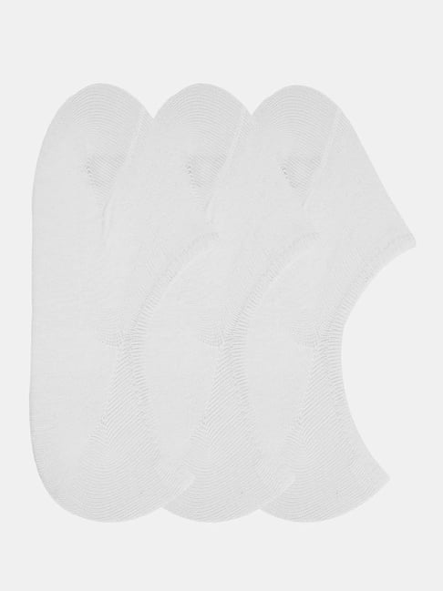 NEXT2SKIN White Cotton Hidden Loafer Socks (Pack of 3)