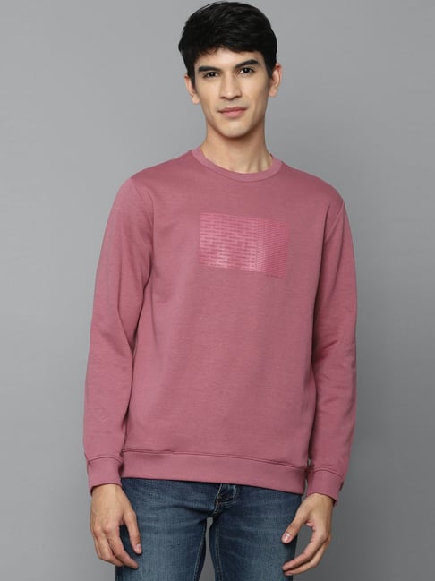 Allen Solly Full Sleeve Printed Men Sweatshirt - Buy Allen Solly Full  Sleeve Printed Men Sweatshirt Online at Best Prices in India