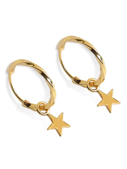 Large Super Star Hoop Earrings (Gold Plated) – Sour Cherry
