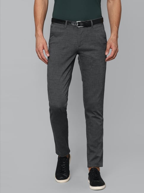 Buy Grey Smart Textured Trousers With Stretch - 40R | Trousers | Tu
