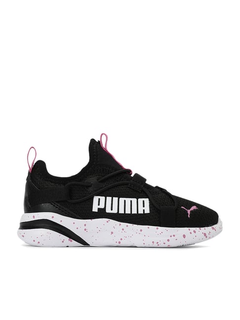 Buy Puma Kids Rift Speckle INF Black White Slip On Shoes for