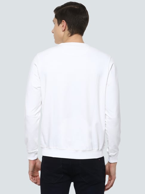 Buy Louis Philippe Sport White Cotton Sweatshirt for Men Online @ Tata CLiQ