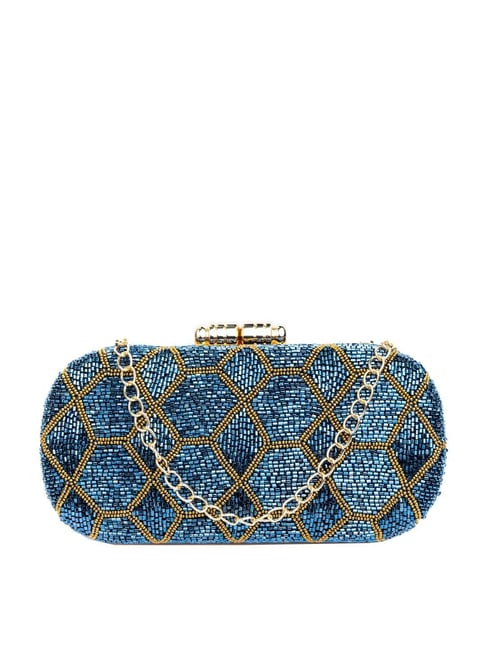 Valerie Fabric Clutch Purse For Women Golden Bridal Party And Wedding Bag  Latest Trending (Medium_Silver) : Amazon.in: Fashion