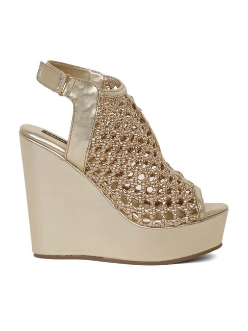 Buy Sling Back Wedge Heeled Sandals Online at Best Prices in India   JioMart