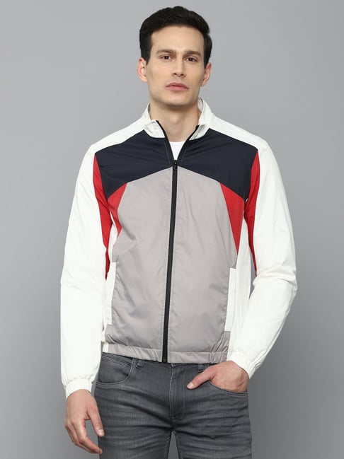 Men's Tennis Jacket TJA 500 - Blue/White