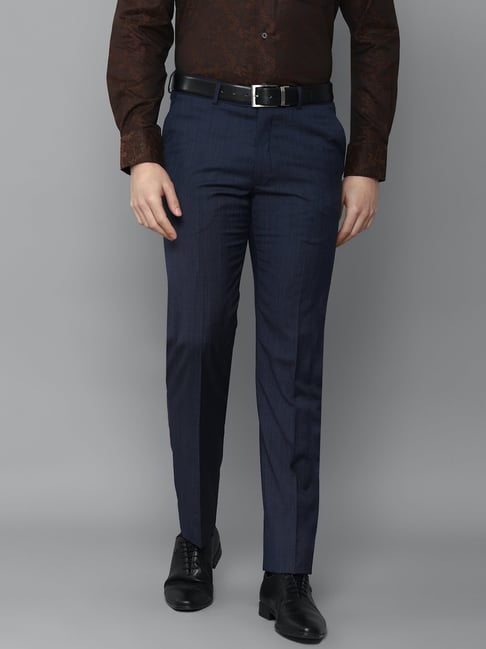 Buy Louis Philippe Navy Trousers Online  763405  Louis Philippe