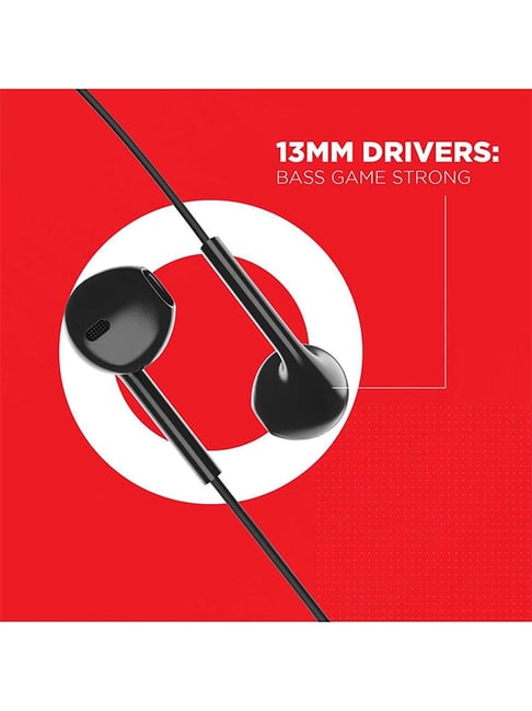 Buy boAt Bassheads 105 Wired in Ear Earphones with Mic Online At Best