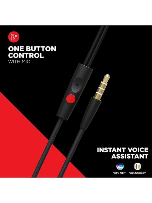 Buy boAt Bassheads 105 Wired in Ear Earphones with Mic Online At Best