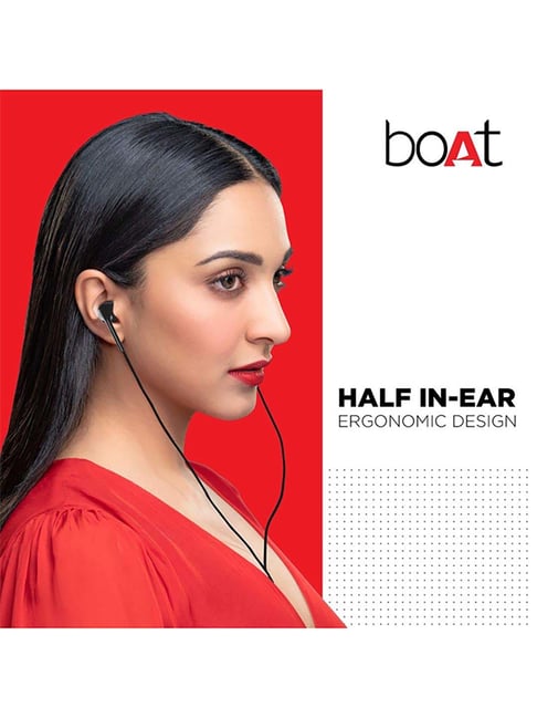 Buy boAt Bassheads 105 Wired in Ear Earphones with Mic Online At Best Price Tata CLiQ