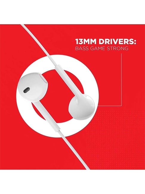Buy boAt Bassheads 105 Wired in Ear Earphones with Mic Online At Best