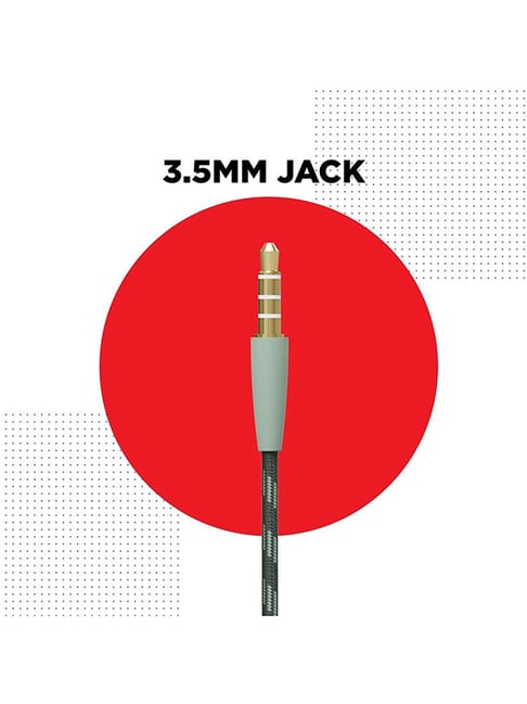 Buy boAt bassheads 105 Wired in Ear Earphones with Mic Online At Best Price Tata CLiQ