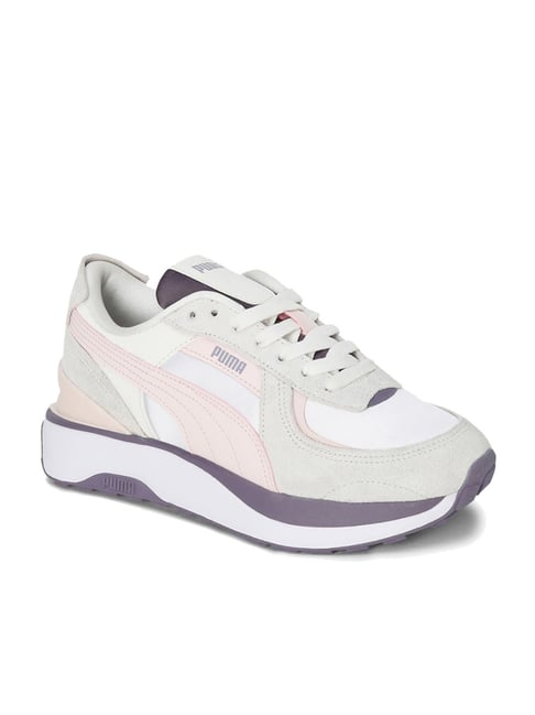 Buy Puma Women's Cruise Rider Satin Wns Off White Sneakers for